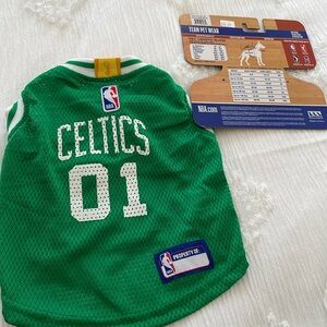 Dog Boston Celtics Jersey Small